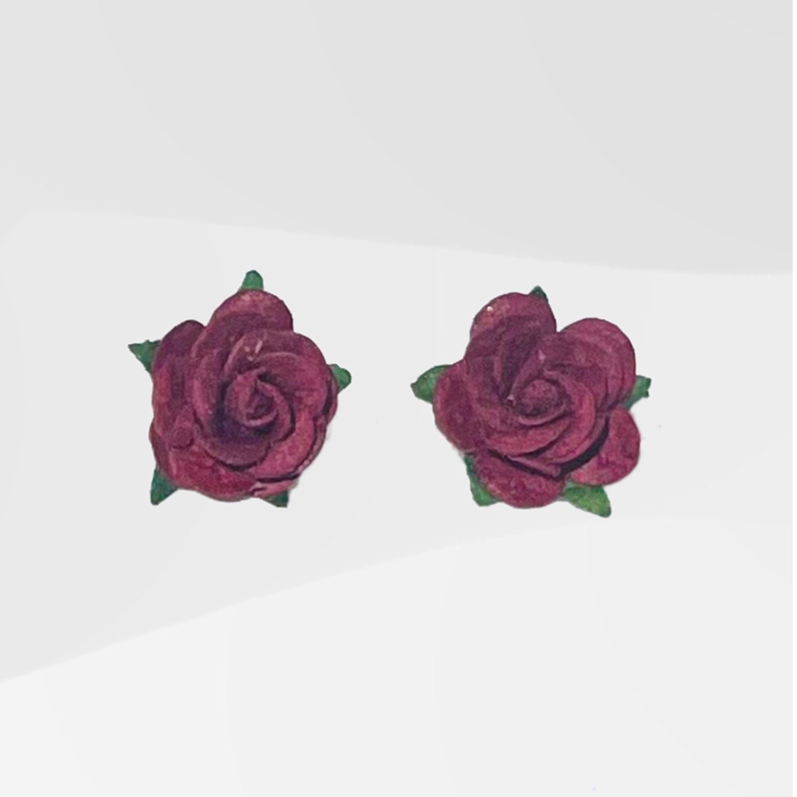 Classic Rose Small - Burgundy