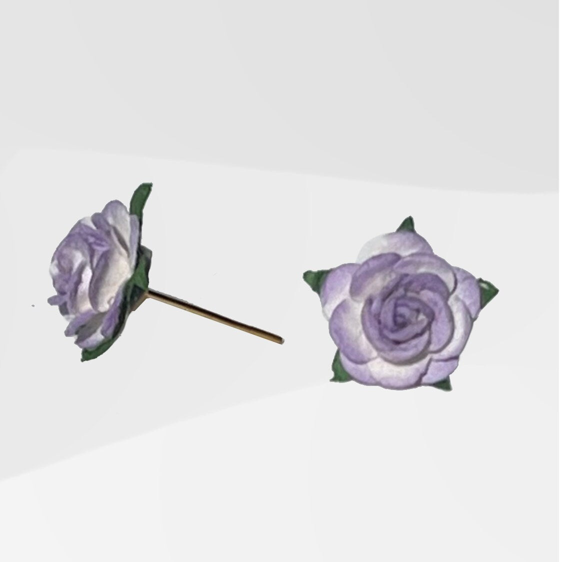 Classic Rose Small - Lavender/White