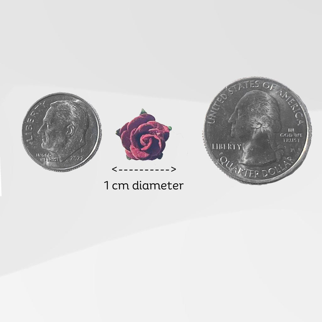 Classic Rose Small - Burgundy